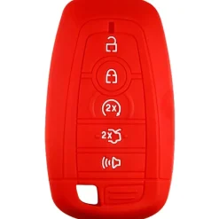 Silicone Key Fob Cover For Ford 5 Buttons Smart Key Remote