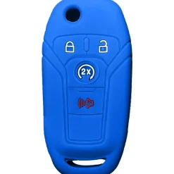 Silicone Key Fob Cover For Ford 4 Buttons Flipkey Remote