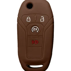 Silicone Key Fob Cover For Ford 4 Buttons Flipkey Remote