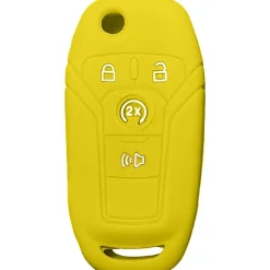Silicone Key Fob Cover For Ford 4 Buttons Flipkey Remote