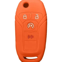 Silicone Key Fob Cover For Ford 4 Buttons Flipkey Remote