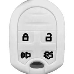 Silicone Key Fob Cover For Ford/Lincoln/Mercury 4 Buttons Remote Head Key