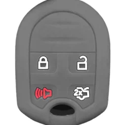 Silicone Key Fob Cover For Ford/Lincoln/Mercury 4 Buttons Remote Head Key
