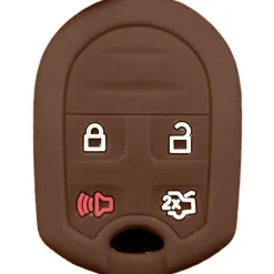 Silicone Key Fob Cover For Ford/Lincoln/Mercury 4 Buttons Remote Head Key