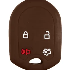 Silicone Key Fob Cover For Ford 4 Buttons Remote Head Key