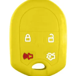 Silicone Key Fob Cover For Ford 4 Buttons Remote Head Key