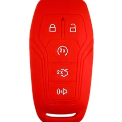 Silicone Key Fob Cover For Ford 5 Buttons Smart Key Remote