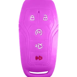 Silicone Key Fob Cover For Ford 5 Buttons Smart Key Remote