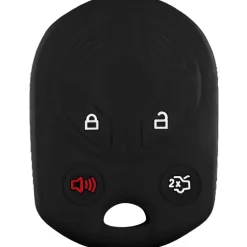 Silicone Key Fob Cover For Ford 4 Buttons Remote Head Key