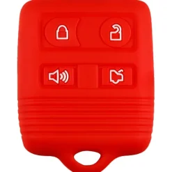 Silicone Key Fob Cover For Ford/Lincoln/Mercury 4 Buttons Remote
