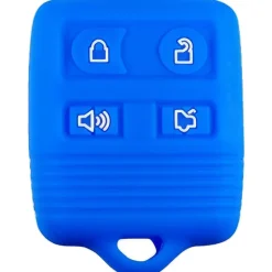 Silicone Key Fob Cover For Ford/Lincoln/Mercury 4 Buttons Remote