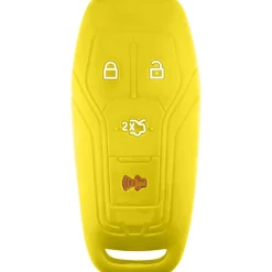 Silicone Key Fob Cover For Ford 4 Buttons Slim Smart Key Remote