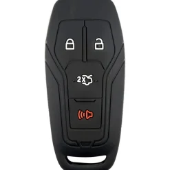 Silicone Key Fob Cover For Ford 4 Buttons Slim Smart Key Remote