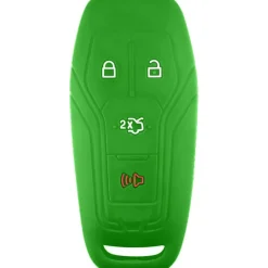 Silicone Key Fob Cover For Ford 4 Buttons Slim Smart Key Remote
