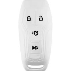 Silicone Key Fob Cover For Ford 4 Buttons Slim Smart Key Remote