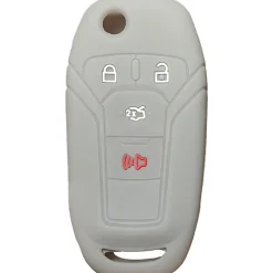 Silicone Key Fob Cover For Ford 4 Buttons Flipkey Remote