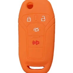 Silicone Key Fob Cover For Ford 4 Buttons Flipkey Remote