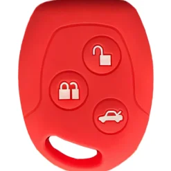 Silicone Key Fob Cover For Ford 3 Buttons Remote Head Key