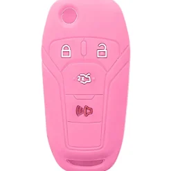 Silicone Key Fob Cover For Ford 4 Buttons Flipkey Remote