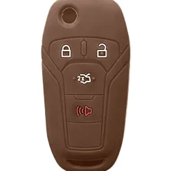 Silicone Key Fob Cover For Ford 4 Buttons Flipkey Remote