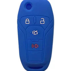 Silicone Key Fob Cover For Ford 4 Buttons Flipkey Remote