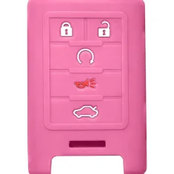 Silicone Key Fob Cover For GM 5 Buttons Smart Key Remote