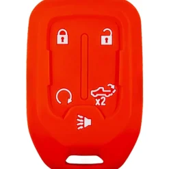 Silicone Key Fob Cover For GMC 5 Buttons Smart Key Remote
