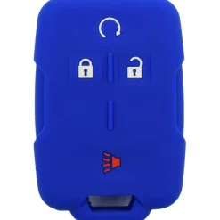 Silicone Key Fob Cover For GMC/Chevrolet 4 Buttons Regular Remote