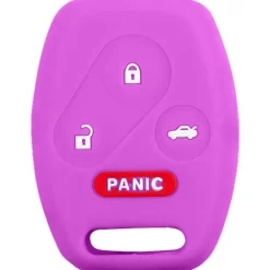 Silicone Key Fob Cover For Honda 4 Buttons Remote Head Key