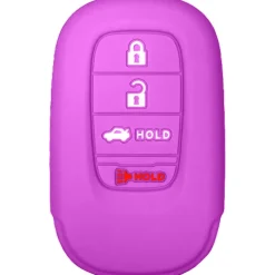 Silicone Key Fob Cover For Honda 4 Buttons Smart Key Remote