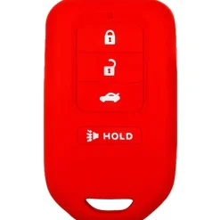 Silicone Key Fob Cover For Honda/Acura 3 Buttons Smart Key Fob