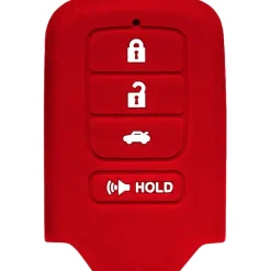 Silicone Key Fob Cover For Honda 4 Buttons Smart Key Remote