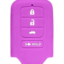 Silicone Key Fob Cover For Honda 4 Buttons Smart Key Remote