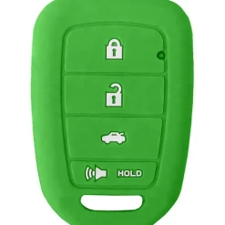 Silicone Key Fob Cover For Honda 4 Buttons Remote Head Key