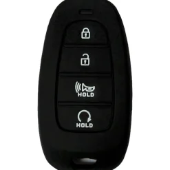 Silicone Key Fob Cover For Hyundai 4 Buttons Smart Key Remote