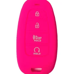 Silicone Key Fob Cover For Hyundai 4 Buttons Smart Key Remote