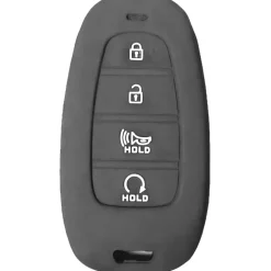 Silicone Key Fob Cover For Hyundai 4 Buttons Smart Key Remote