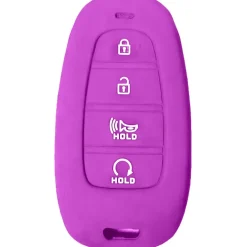 Silicone Key Fob Cover For Hyundai 4 Buttons Smart Key Remote