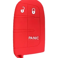 Silicone Key Fob Cover For Jeep/Dodge/Chrysler 3 Buttons Smart Key Remote