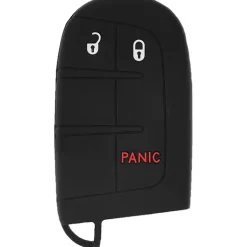 Silicone Key Fob Cover For Jeep/Dodge/Chrysler 3 Buttons Smart Key Remote