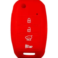 Silicone Key Fob Cover For Kia 4 Buttons Flipkey Remote