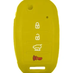 Silicone Key Fob Cover For Kia 4 Buttons Flipkey Remote