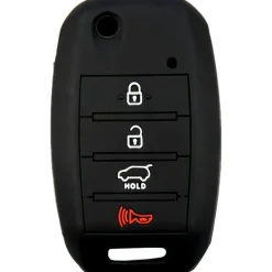 Silicone Key Fob Cover For Kia 4 Buttons Flipkey Remote