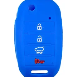 Silicone Key Fob Cover For Kia 4 Buttons Flipkey Remote