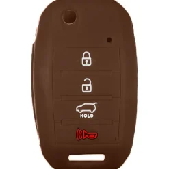 Silicone Key Fob Cover For Kia 4 Buttons Flipkey Remote