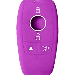 Silicone Key Fob Cover For Mercedes 4 Buttons Smart Key Remote