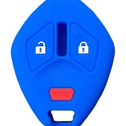 Silicone Key Fob Cover For Mitsubishi 3 Buttons Remote Head Key
