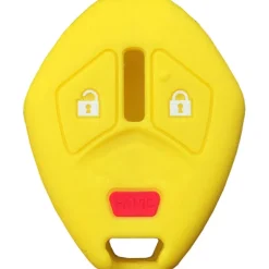 Silicone Key Fob Cover For Mitsubishi 3 Buttons Remote Head Key