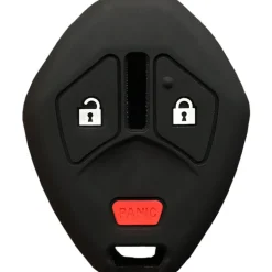 Silicone Key Fob Cover For Mitsubishi 3 Buttons Remote Head Key