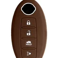 Silicone Key Fob Cover For Nissan 4 Buttons Smart Key Remote